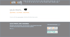 Desktop Screenshot of celikprofil.org